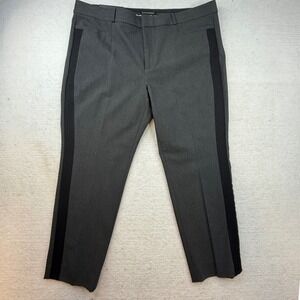 Banana Republic Sloan Pants Women's 16S Grey Tailored Straight Leg Ankle Pants